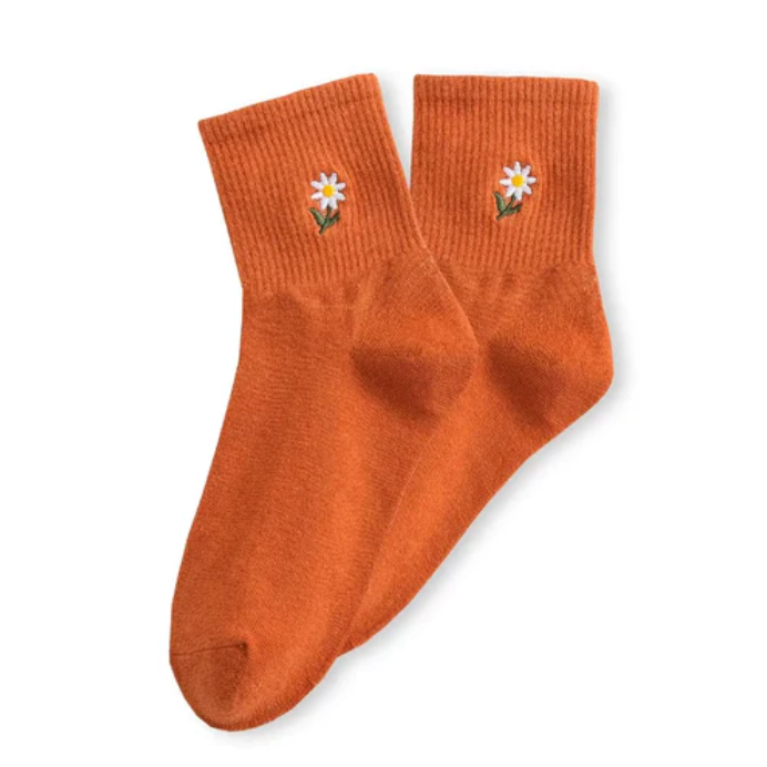 PÂQUERETTE Socks Orange