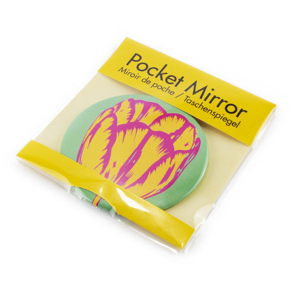 ART GIFT Pocket Mirror Pop Art Yellow