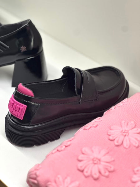 ART Birmingham Moccasin Shiny Black
