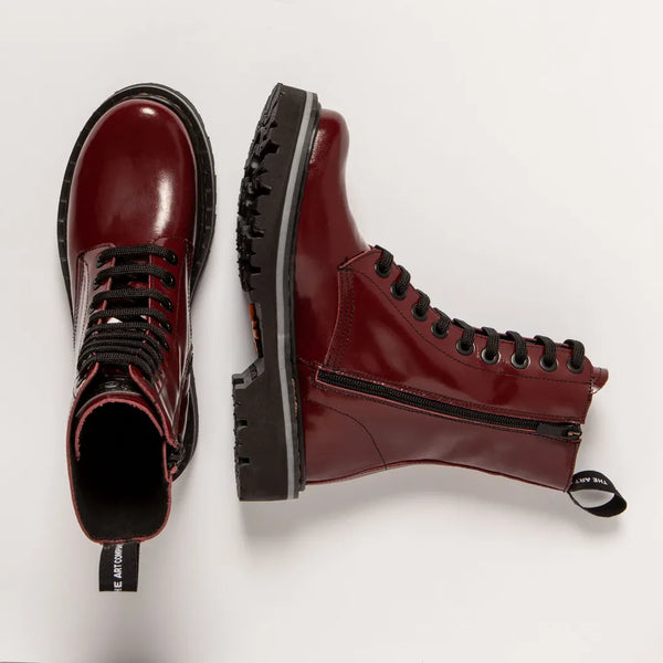 ART Marina Zipper Shiny Burdeos (last size: 38!)