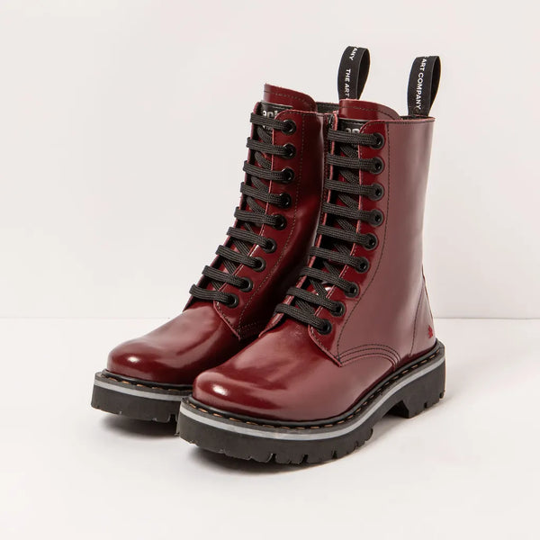 ART Marina Zipper Shiny Burdeos (last size: 38!)