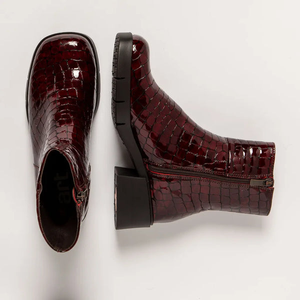 ART Varsovia Shiny Croco Burdeos (last size: 39!)