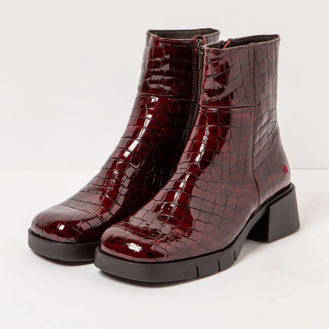 ART Varsovia Shiny Croco Burdeos (last size: 39!)