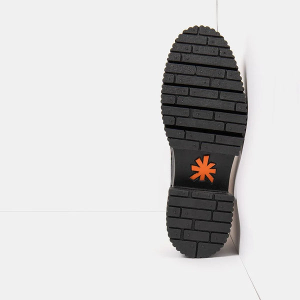 ART York Boot Buckle Shiny Croco Dark Grey