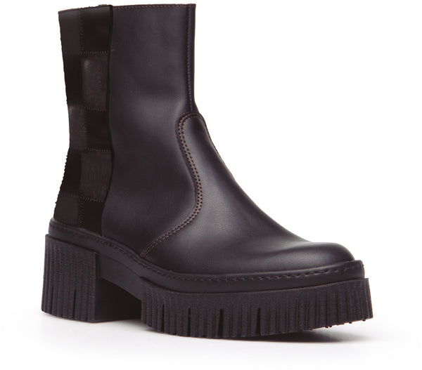 ART York Boot Black Patchwork