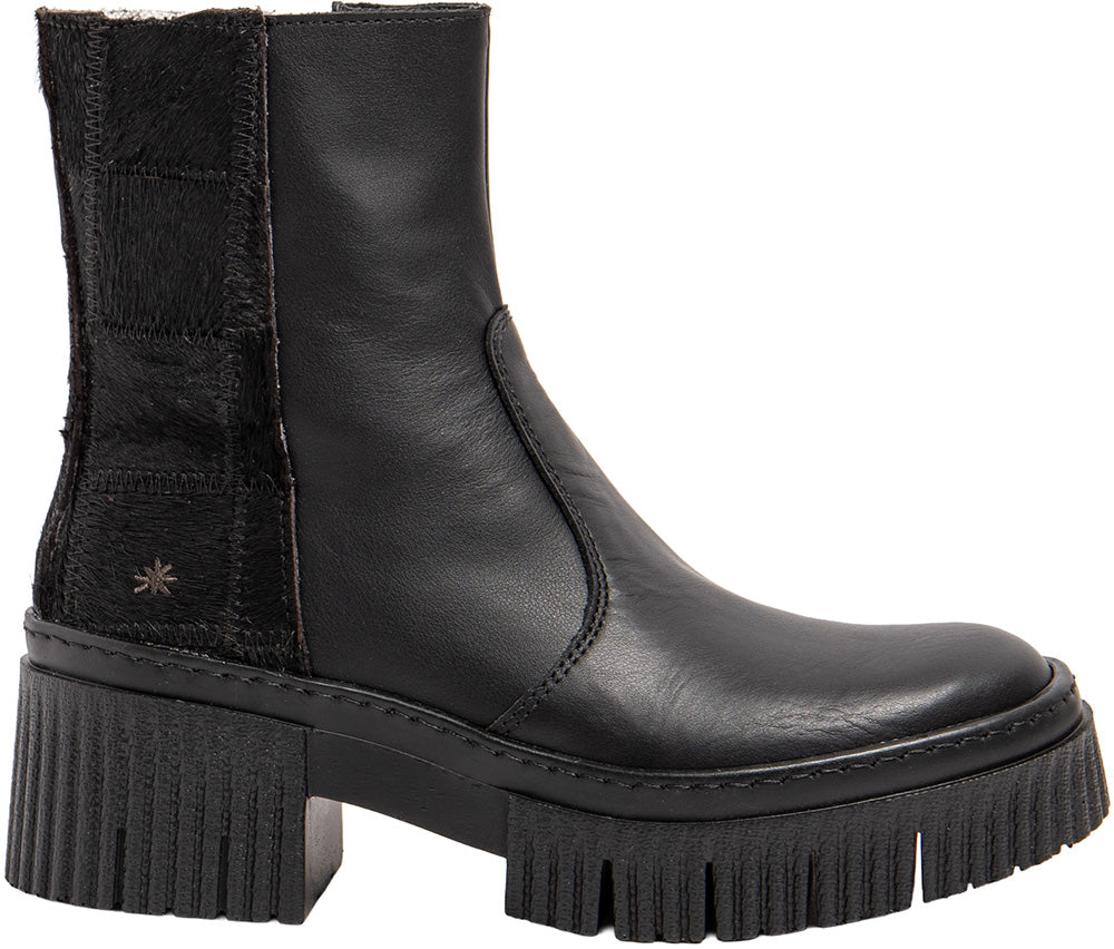 ART York Boot Black Patchwork