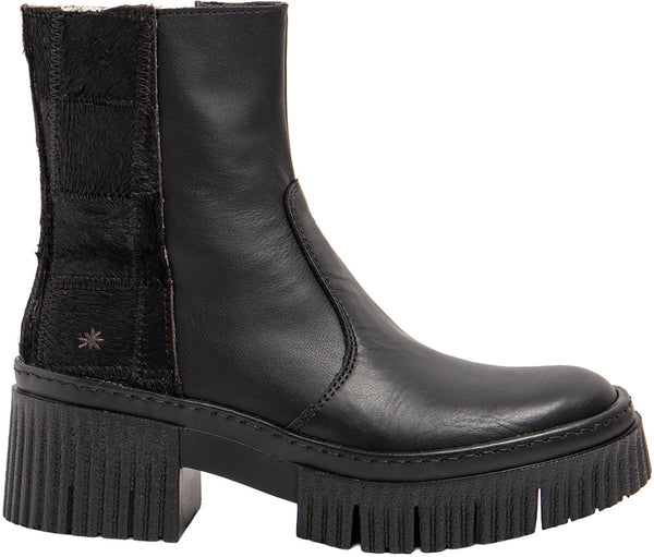 ART York Boot Black Patchwork