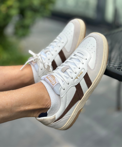 GOLA Hawk White/Dark Brown/Gold