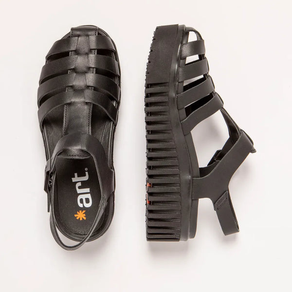 ART Brighton Closed Sandal Black