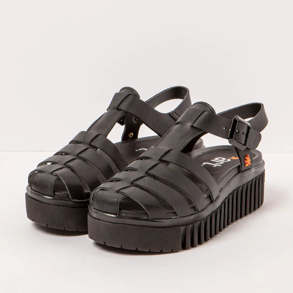 ART Brighton Closed Sandal Black