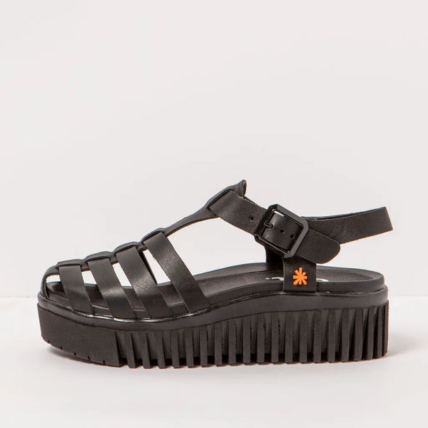 ART Brighton Closed Sandal Black