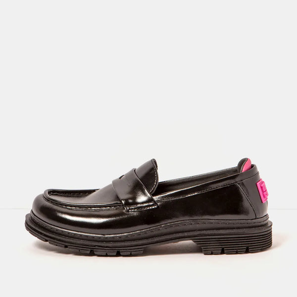 ART Birmingham Moccasin Shiny Black