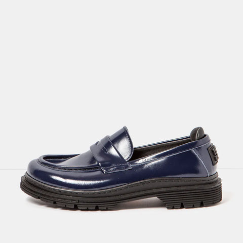 ART Birmingham Moccasin Shiny Navy (last size: 37!)