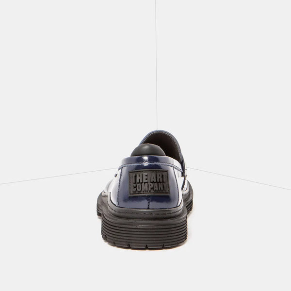 ART Birmingham Moccasin Shiny Navy (last size: 37!)