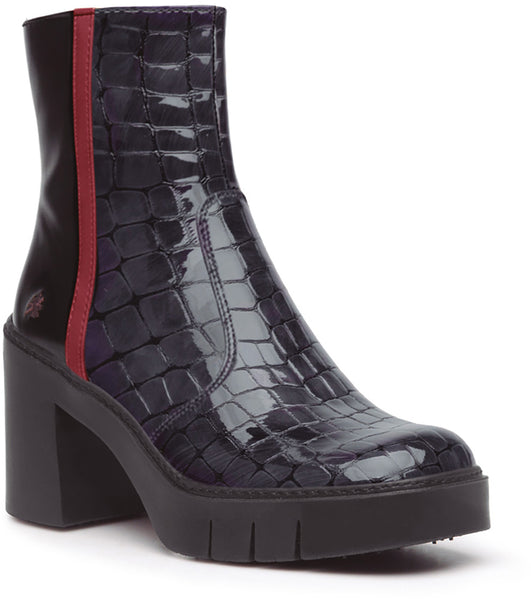 ART Berna Boot Shiny Croco Dark Grey/Black