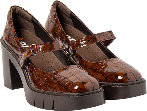 ART Berna Pump Shiny Croco Cuero