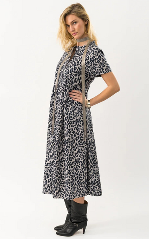 LOLLY'S LAUNDRY Aliya Maxi Dress Leopard