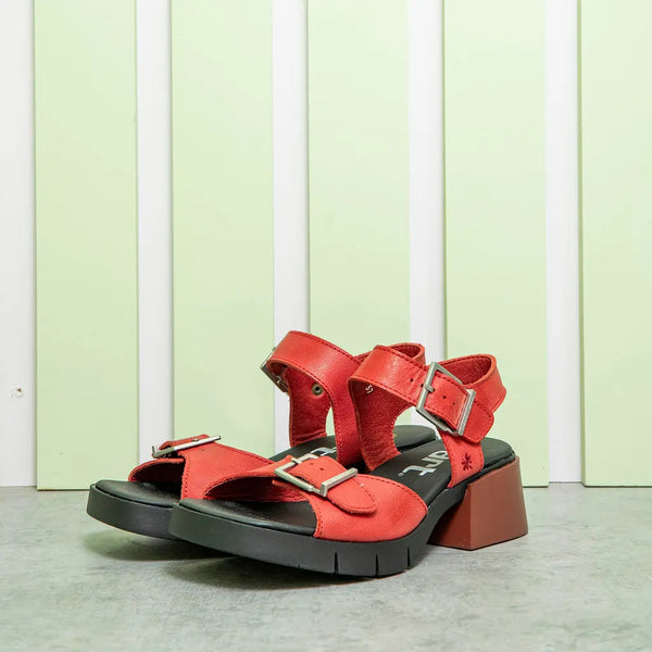 ART Varsovia Sandal Buckle Red