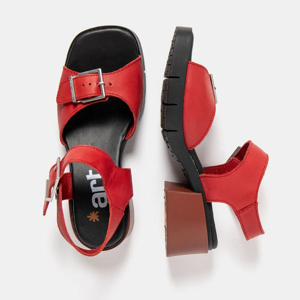 ART Varsovia Sandal Buckle Red