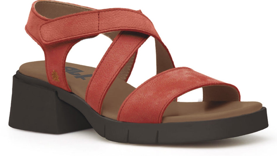 ART Varsovia Sandal Velcro Dark Orange