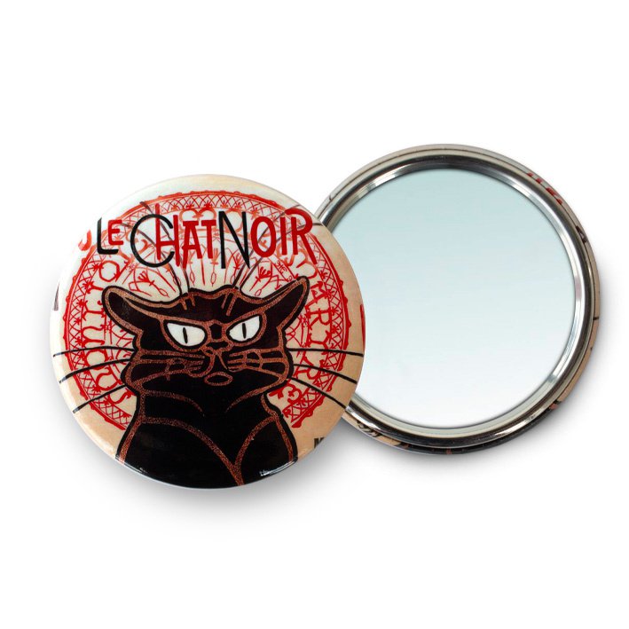 ART GIFT Pocket Mirror 'Le Chat Noir'