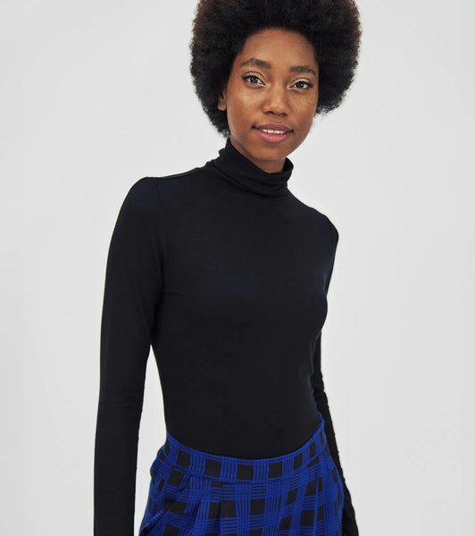 MADEMOISELLE YEYE 'Stay Forever' Rollneck Black