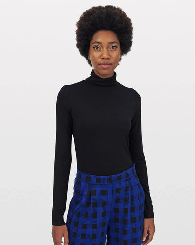 MADEMOISELLE YEYE 'Stay Forever' Rollneck Black