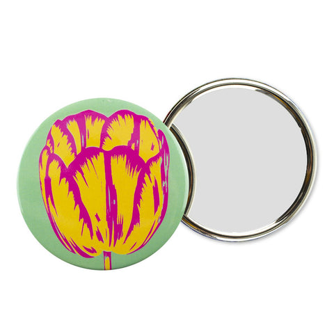 ART GIFT Pocket Mirror Pop Art Yellow