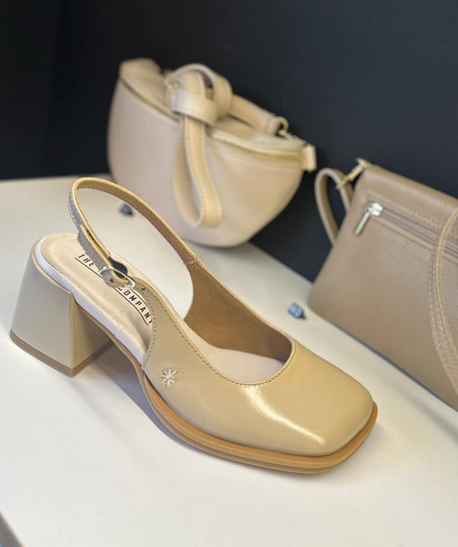 ART Verona Slingback Shiny Champagne