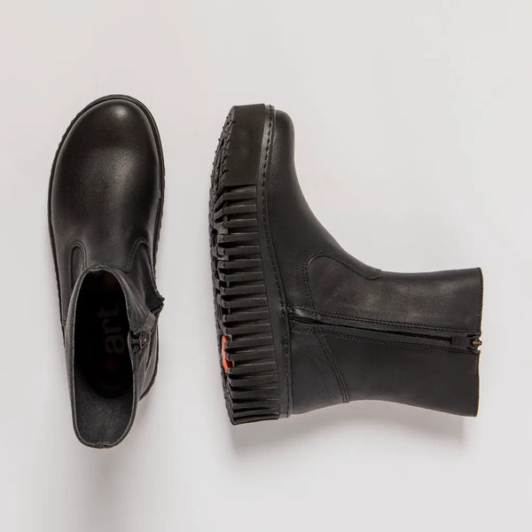 ART Brighton Boot Leather Black