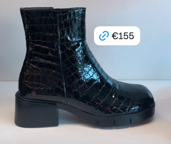 ART Varsovia Shiny Croco Black