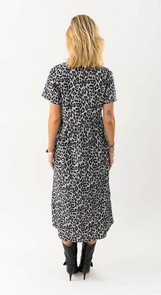 LOLLY'S LAUNDRY Aliya Maxi Dress Leopard (last size: S!)