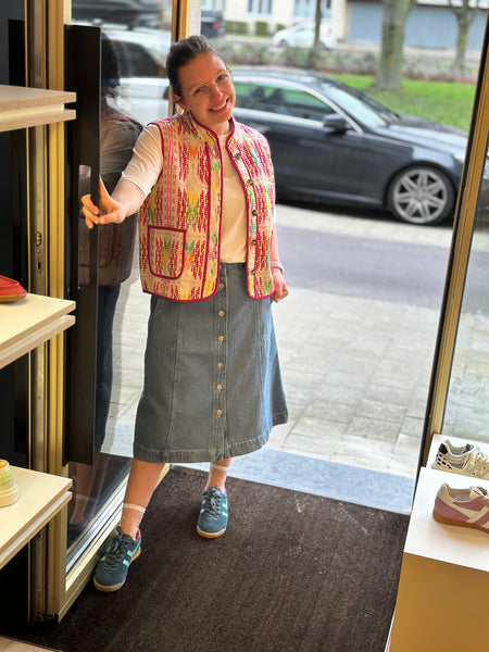 LOLLY'S LAUNDRY Kay Denim Skirt