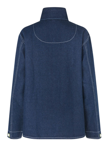 LOLLY'S LAUNDRY Edda Jacket Dark Blue Denim