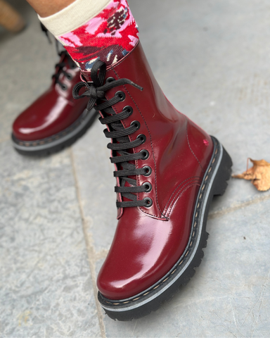 ART Marina Zipper Shiny Burdeos (last size: 38!)