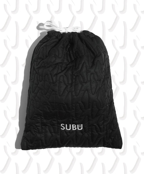 SUBU 'OUTLINE' in-/outdoor slipper Black (last size: 41-42!)