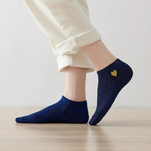 LUREX Socks Navy