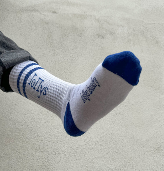 LOLLY'S LAUNDRY Hill Socks White-Blue