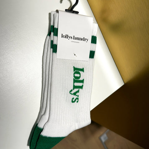 LOLLY'S LAUNDRY Hill Socks White-Green