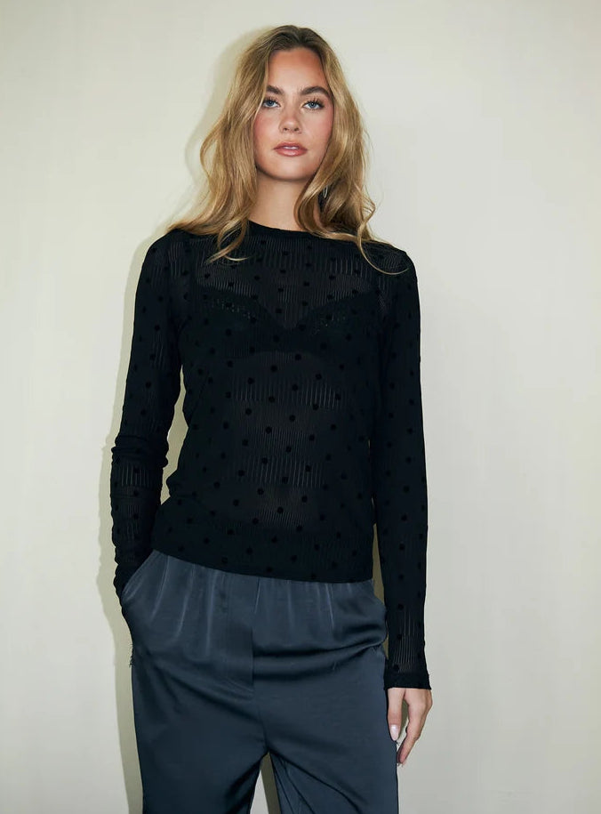 LOLLY'S LAUNDRY Irie Blouse Black