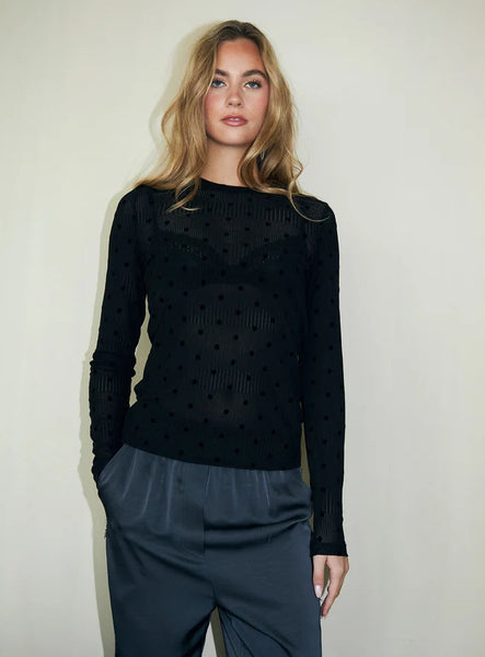 LOLLY'S LAUNDRY Irie Blouse Black