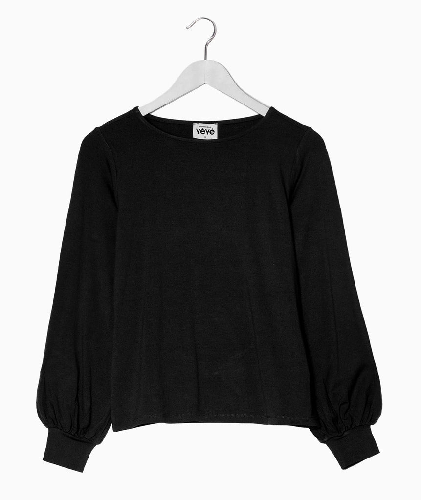 MADEMOISELLE YEYE 'Perfect Raffiné' Top Black
