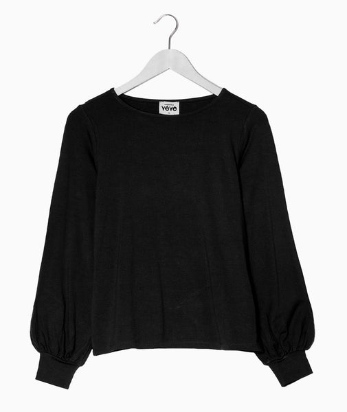 MADEMOISELLE YEYE 'Perfect Raffiné' Top Black