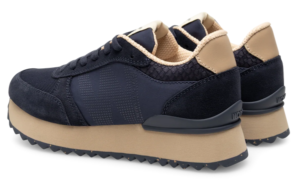 WODEN Ronja Plateau Dark Navy Multi (last pair: size 39!)
