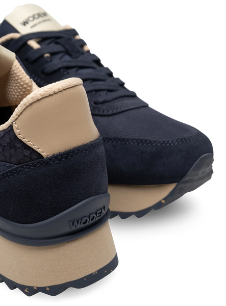 WODEN Ronja Plateau Dark Navy Multi (last pair: size 39!)