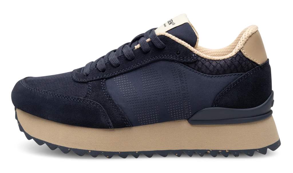 WODEN Ronja Plateau Dark Navy Multi (last pair: size 39!)