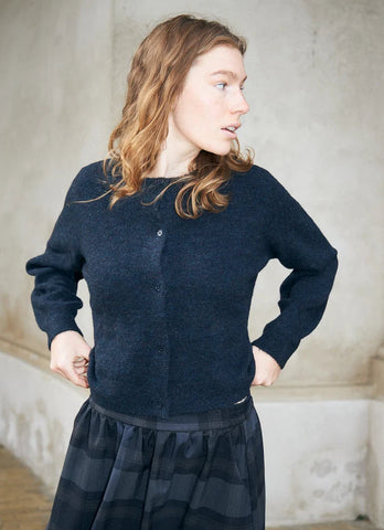 LOLLY'S LAUNDRY Rowe Cardigan Dark Navy