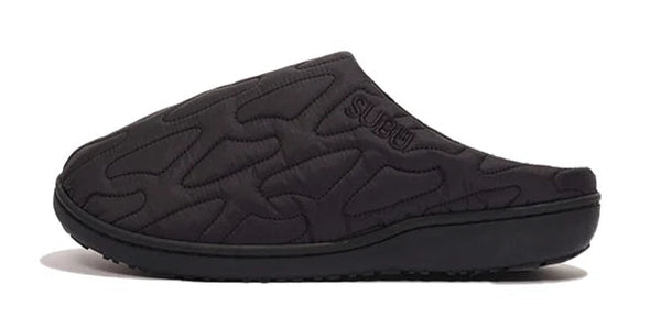 SUBU 'OUTLINE' in-/outdoor slipper Black (last pair: size 39-40!)