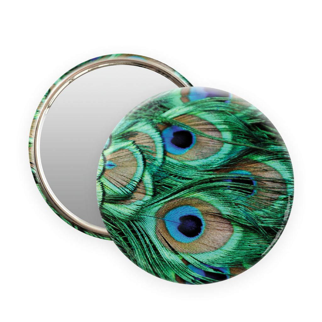 ART GIFT Pocket Mirror Peacock