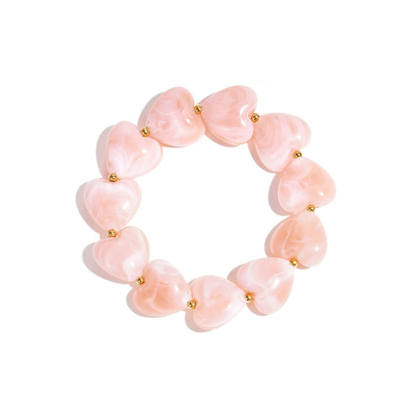 BRACELET Peach Hearts